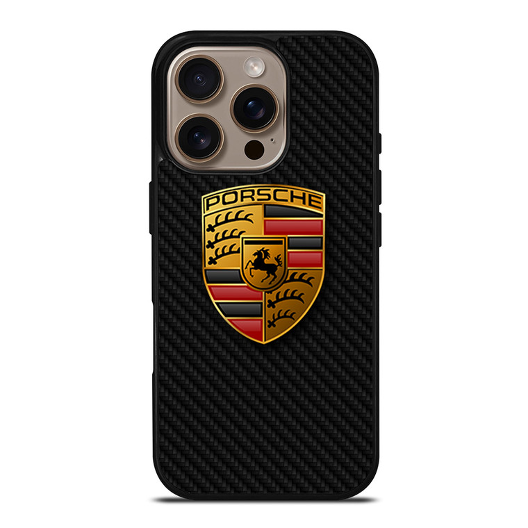PORSCHE AUTOMOBILE CARBON FIBER iPhone 16 Pro Case Cover PORSCHE AUTOMOBILE CARBON FIBER iPhone 16 Pro Case Cover