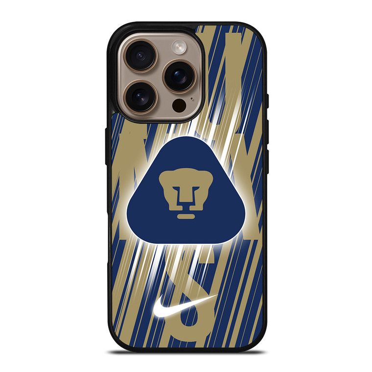 PUMAS UNAM MEXICO FOOTBALL NIKE iPhone 16 Pro Case Cover