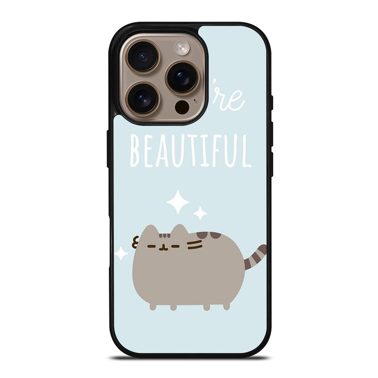 PUSHEEN BEAUTIFUL CAT iPhone 16 Pro Case Cover