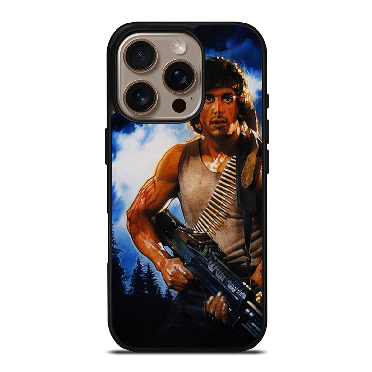 RAMBO FIRST BLOOD CLASSIC MOVIES iPhone 16 Pro Case Cover