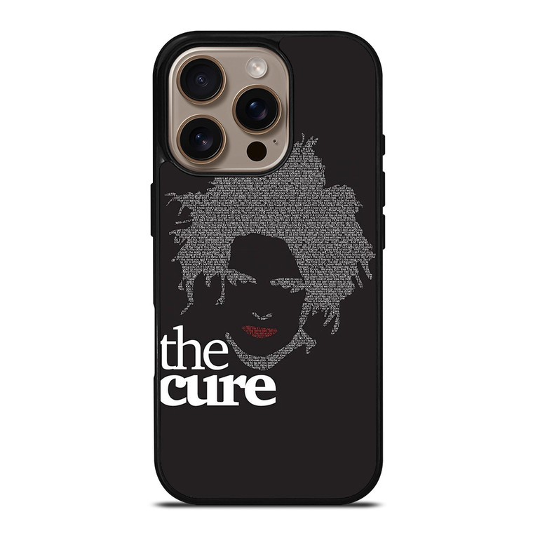 ROBERT SMITH THE CURE TYPOGRAPHY iPhone 16 Pro Case Cover ROBERT SMITH THE CURE TYPOGRAPHY iPhone 16 Pro Case Cover