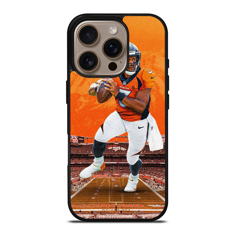 RUSSEL WILSON DENVER BRONCOS iPhone 16 Pro Case Cover