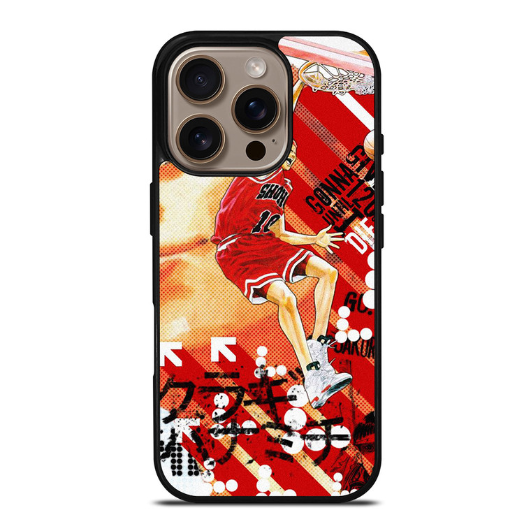 SAKURAGI HANAMICHI SLAM DUNK ANIME 2 iPhone 16 Pro Case Cover