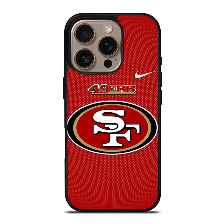 SAN FRANCISCO 49ERS NFL FOOTBALL NIKE iPhone 16 Pro Case Cover
