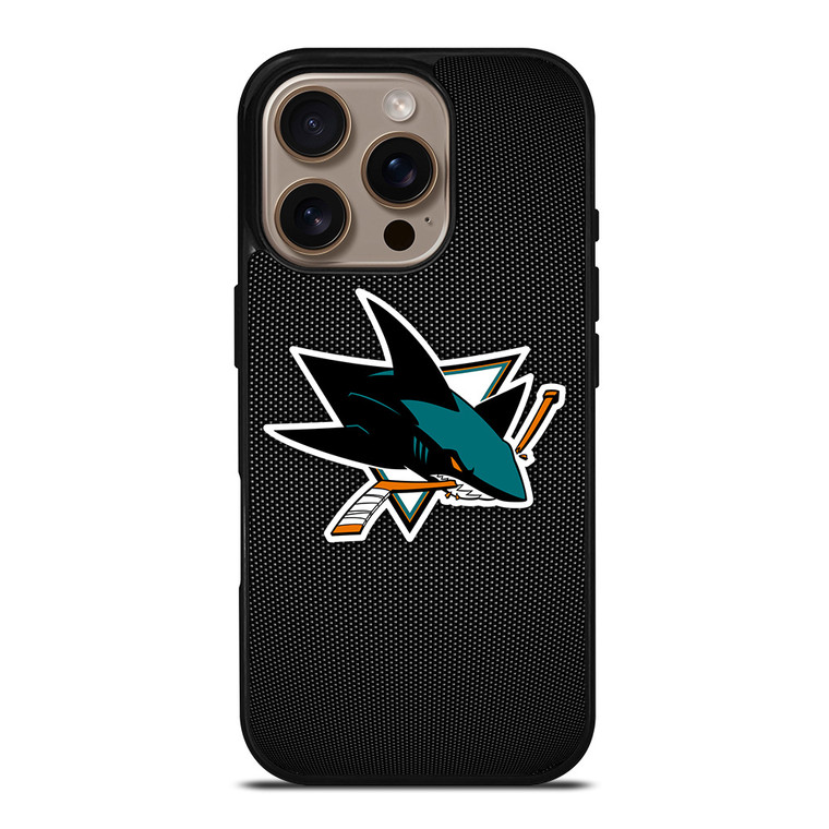 SAN JOSE SHARKS HOCKEY NHL LOGO iPhone 16 Pro Case Cover