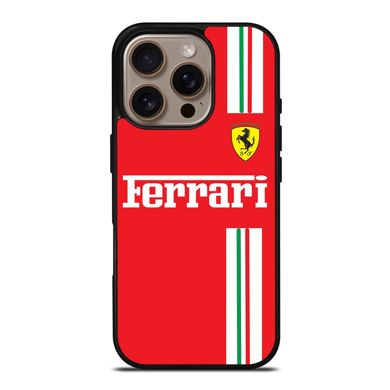SCUDERIA FERRARI F1 STRIPE iPhone 16 Pro Case Cover