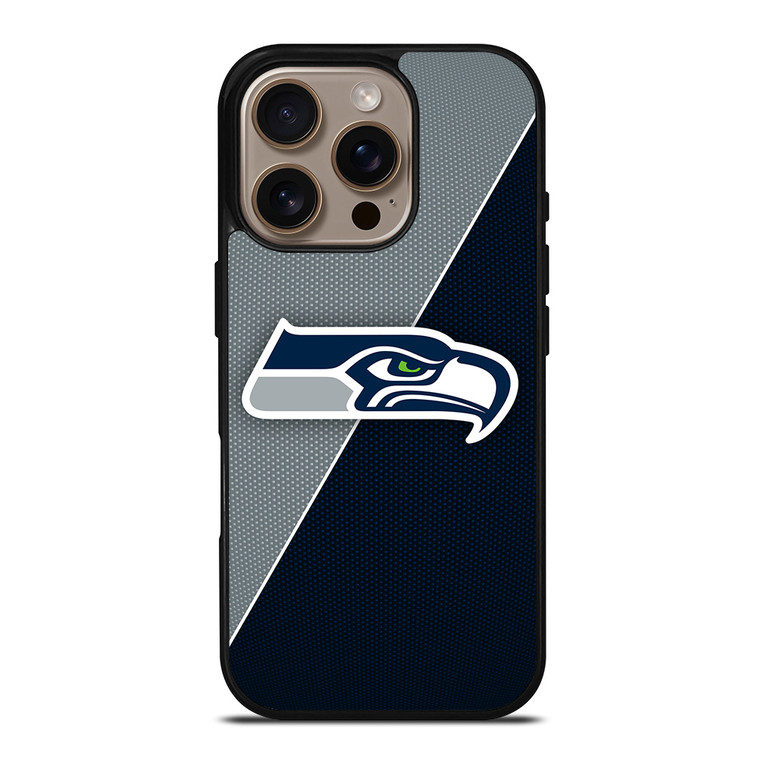 SEATTLE SEAHAWKS NFL FOOTBALL LOGO iPhone 16 Pro Case Cover