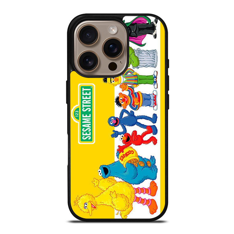 SESAME STREET MUPPETS CHARACTERS iPhone 16 Pro Case Cover