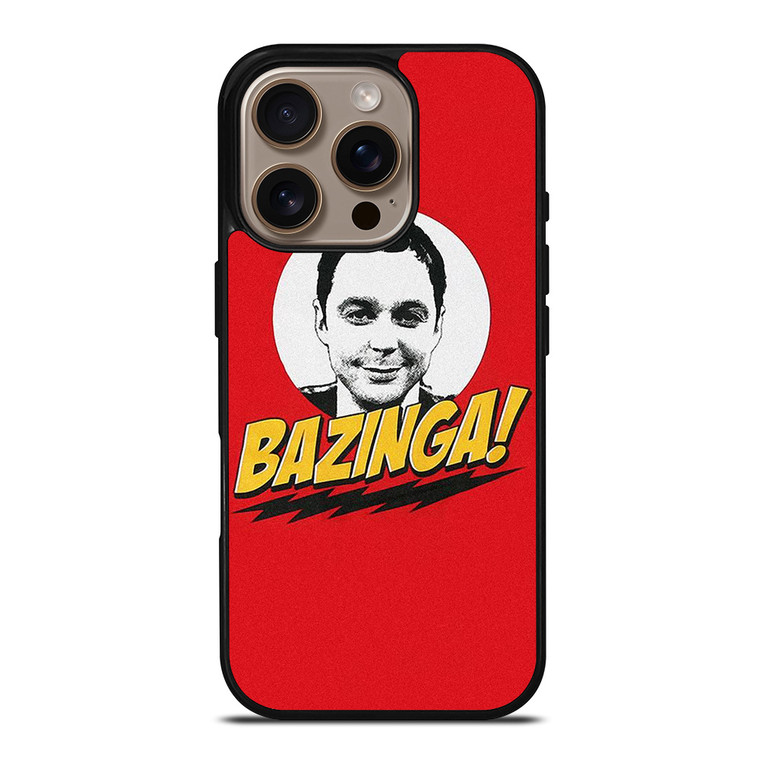 SHELDON COOPER BAZINGA BIG BANG THEORY iPhone 16 Pro Case Cover