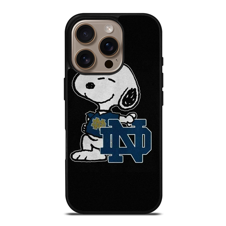 SNOOPY NOTRE DAME FIGHTING IRISH iPhone 16 Pro Case Cover SNOOPY NOTRE DAME FIGHTING IRISH iPhone 16 Pro Case Cover
