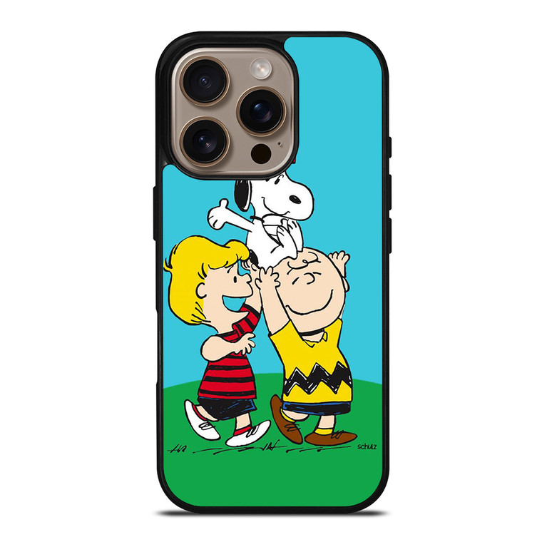 SNOOPY THE PEANUTS AND GANK iPhone 16 Pro Case Cover