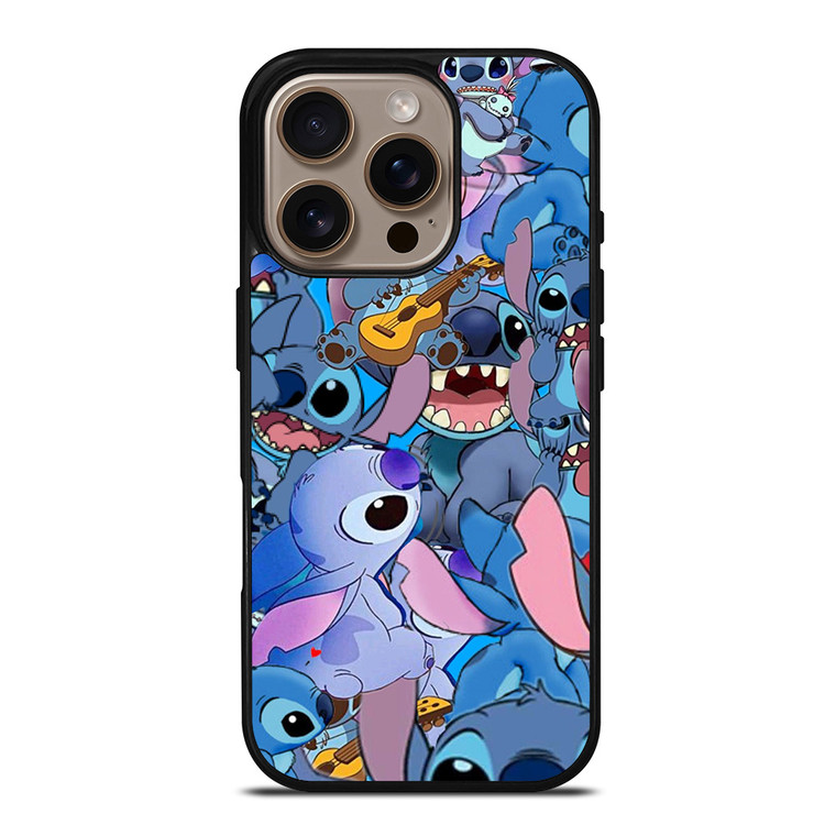 STITCH CARTOON COLLAGE iPhone 16 Pro Case Cover