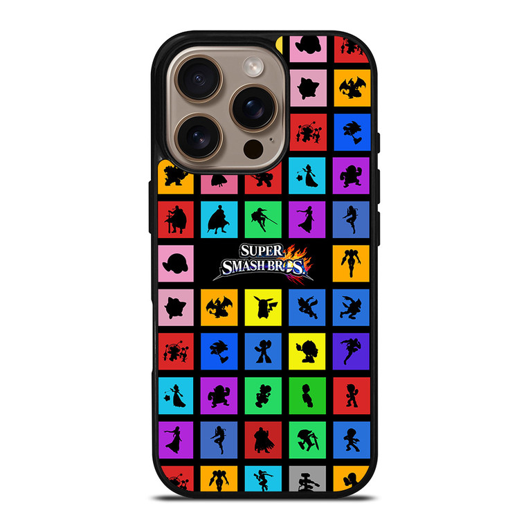 SUPER SMASH BROS COLLAGE iPhone 16 Pro Case Cover