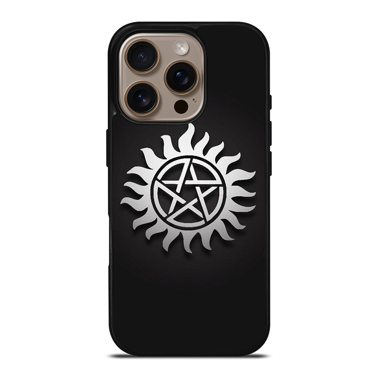 SUPERNATURAL METAL LOGO iPhone 16 Pro Case Cover
