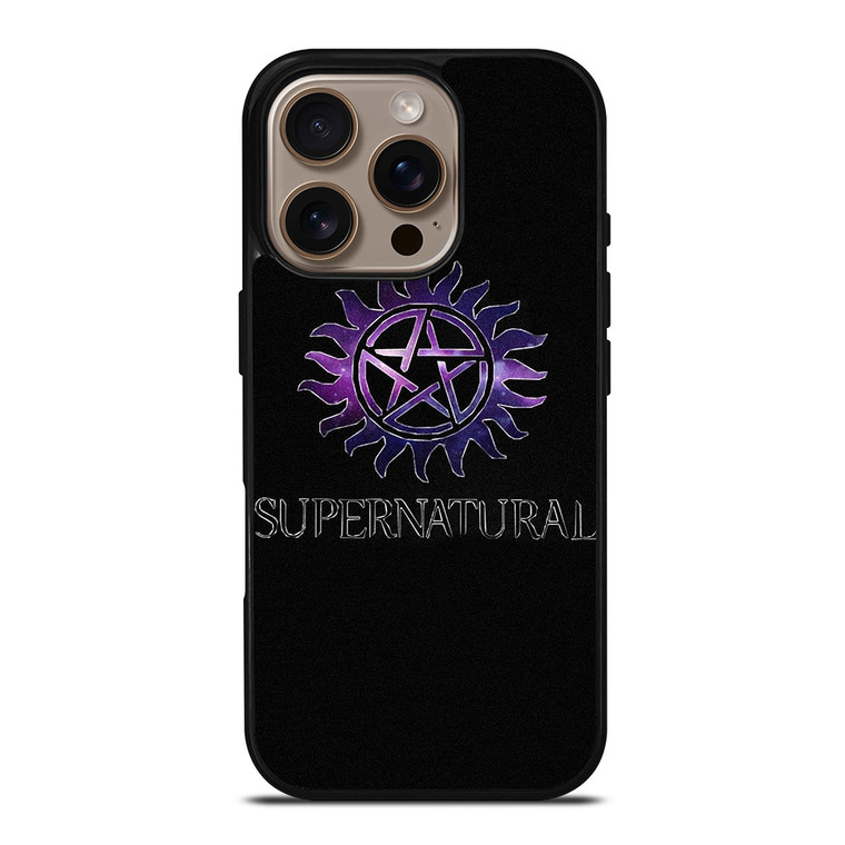 SUPERNATURAL MOVIES LOGO iPhone 16 Pro Case Cover