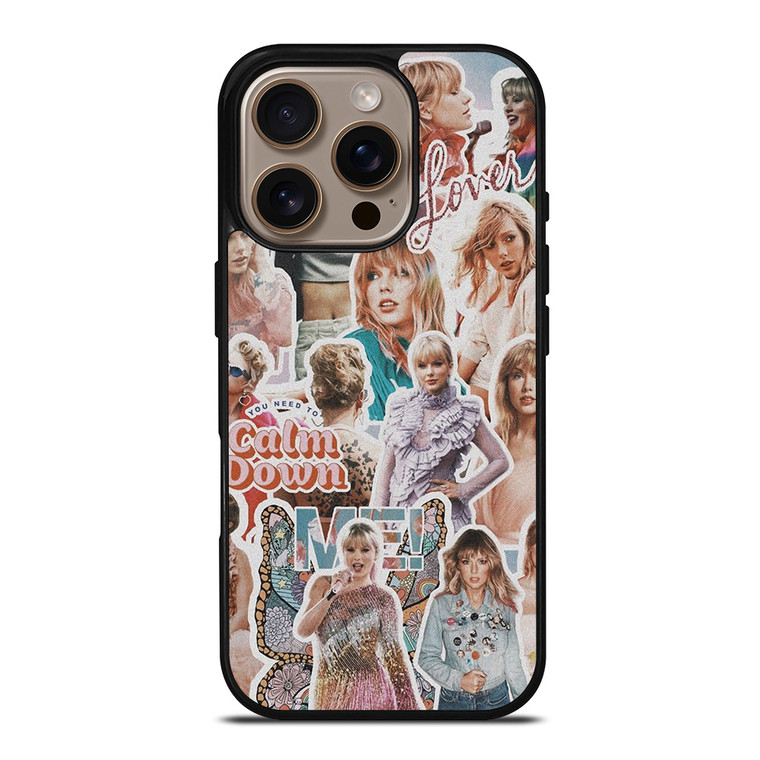 TAYLOR SWIFT AESTHETIC COLLAGE iPhone 16 Pro Case Cover