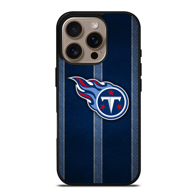 TENNESSEE TITANS NFL METAL STRIPE iPhone 16 Pro Case Cover