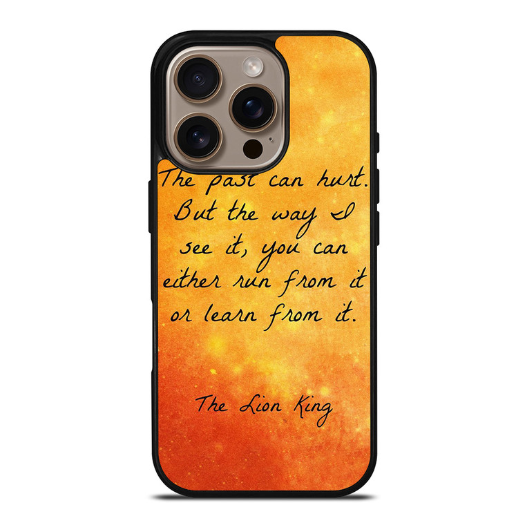 THE LION KING QUOTES iPhone 16 Pro Case Cover