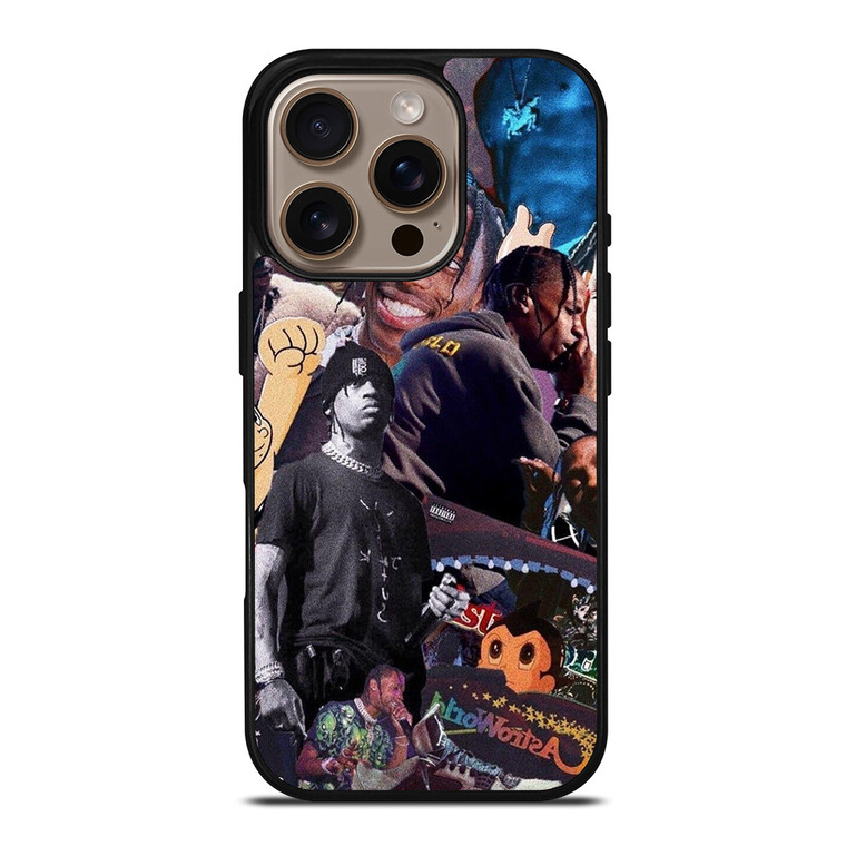 TRAVIS SCOTT ASTROWORLD COLLAGE iPhone 16 Pro Case Cover