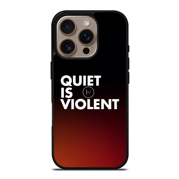 TWENTY ONE PILOTS QUIET IS VIOLENT iPhone 16 Pro Case Cover