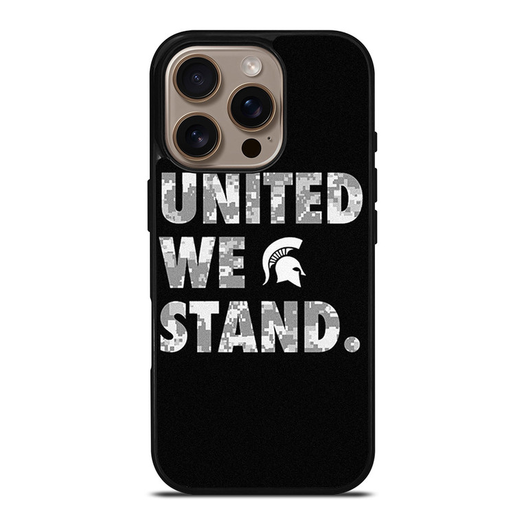 UNITED WE STAND MICHIGAN STATE UNIVERSITY iPhone 16 Pro Case Cover