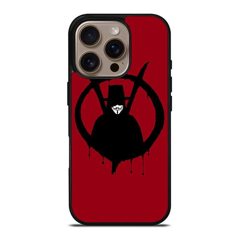 V FOR VENDETTA ICON iPhone 16 Pro Case Cover