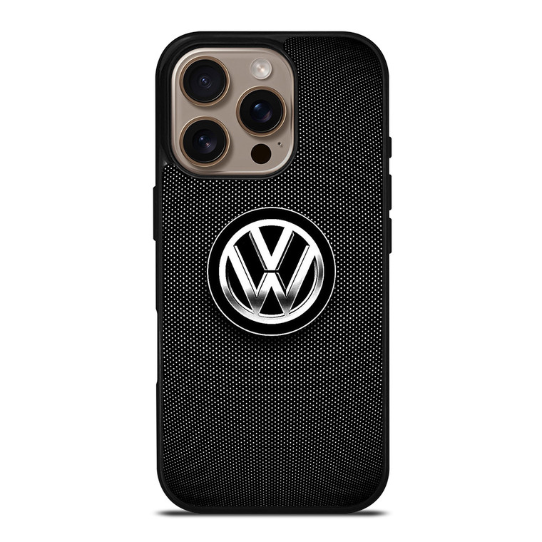 VOLKSWAGEN VW BLACK LOGO ICON iPhone 16 Pro Case Cover