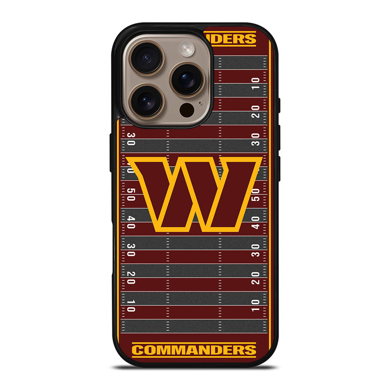 WASHINGTON COMMANDERS FOOTBALL FIELD iPhone 16 Pro Case Cover