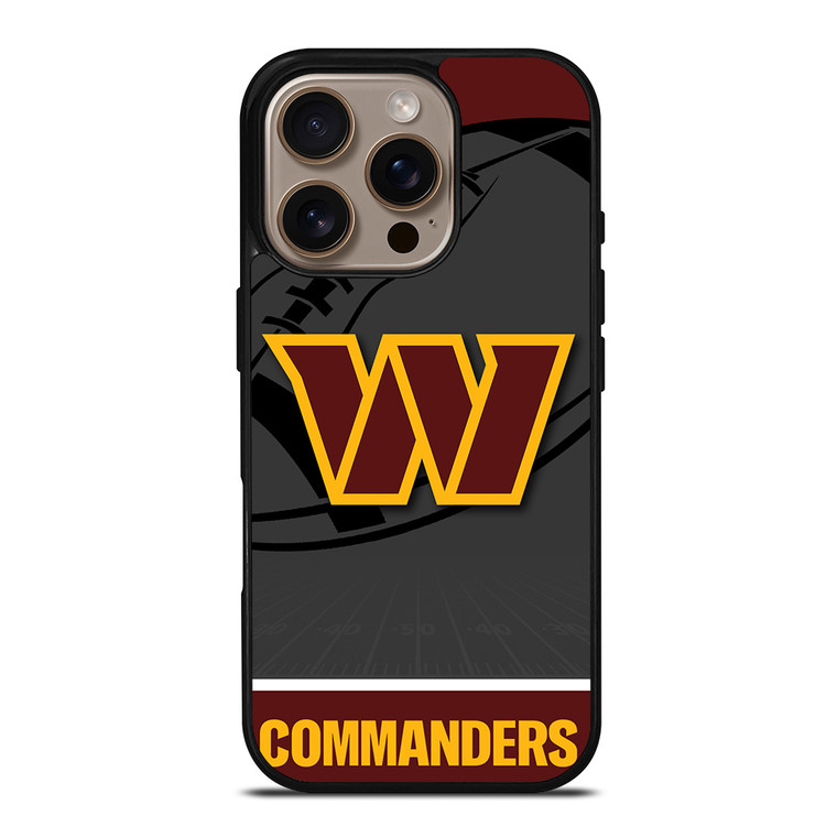 WASHINGTON COMMANDERS NFL TEAM iPhone 16 Pro Case Cover