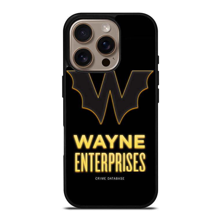WAYNE ENTERPRISES BATMAN LOGO iPhone 16 Pro Case Cover