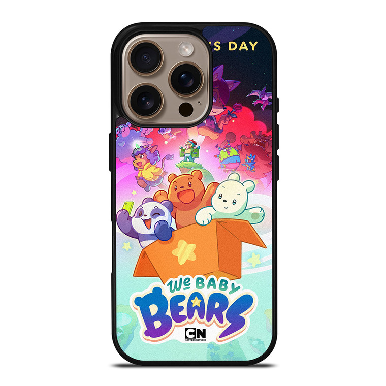 WE BABY BEARS CARTOON iPhone 16 Pro Case Cover