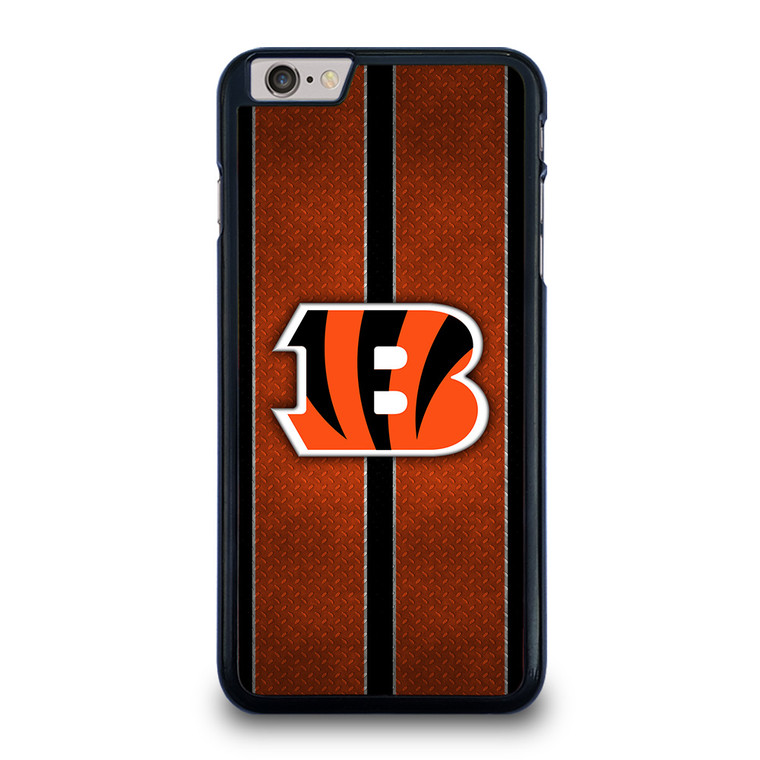 CINCINNATI BENGALS NFL METAL STRIPE iPhone 6 / 6S Plus Case Cover