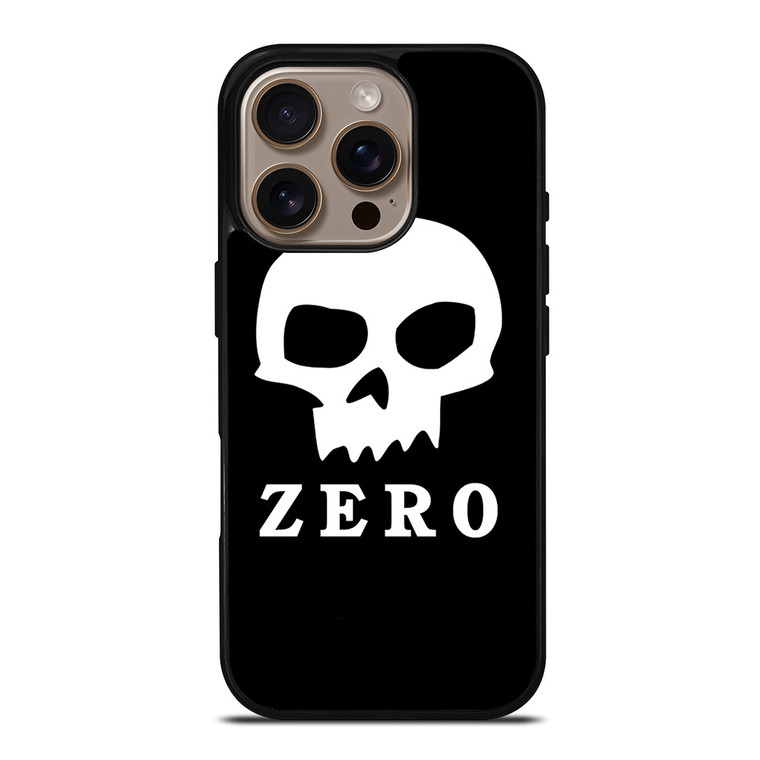 ZERO SKATEBOARDS LOGO iPhone 16 Pro Case Cover