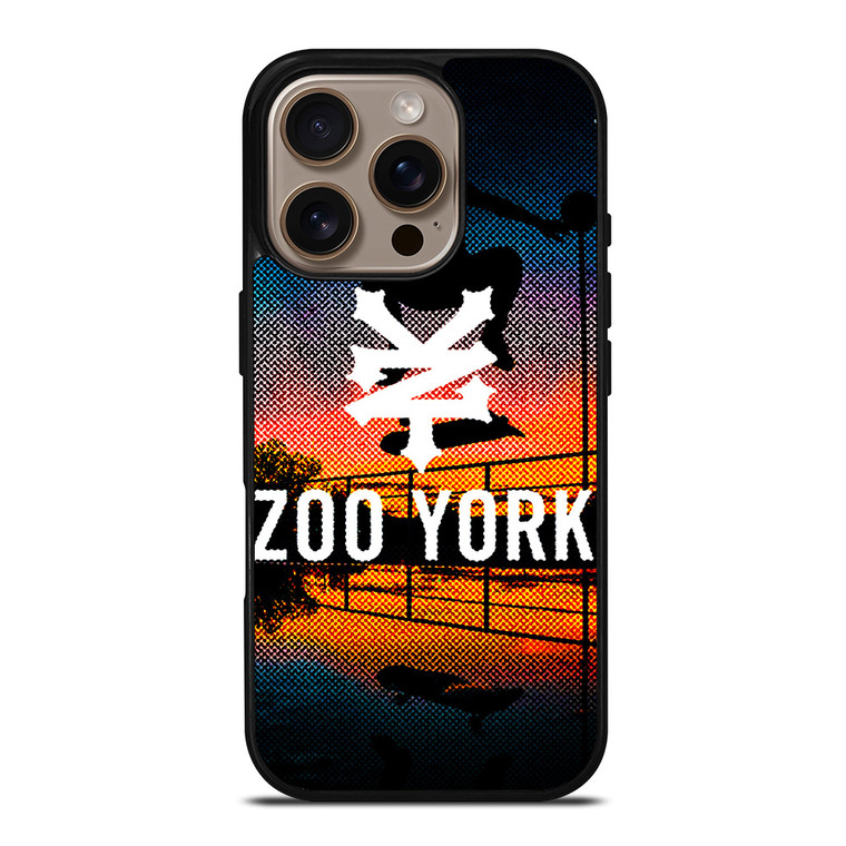 ZOO YORK SKATEBOARD SUNSET SKY iPhone 16 Pro Case Cover