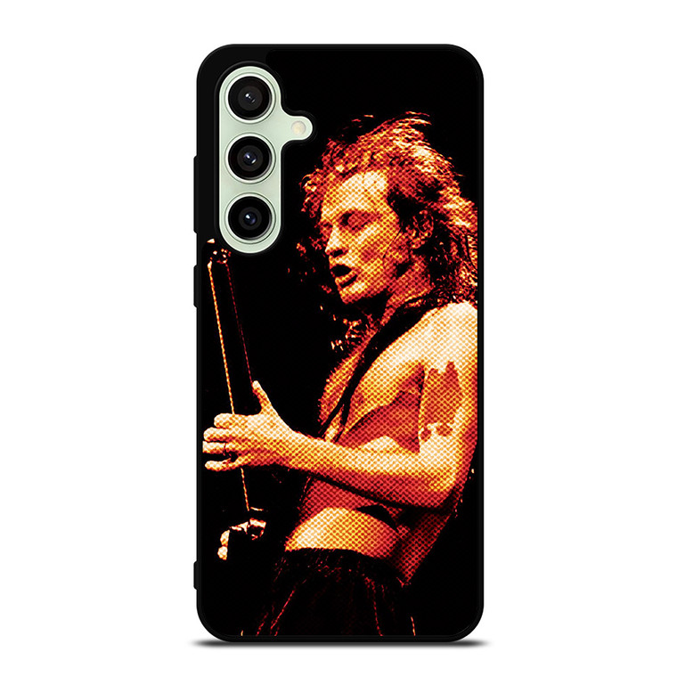 ACDC ANGUS YOUNG ROCK BAND GUITARIST Samsung Galaxy S24 FE Case Cover