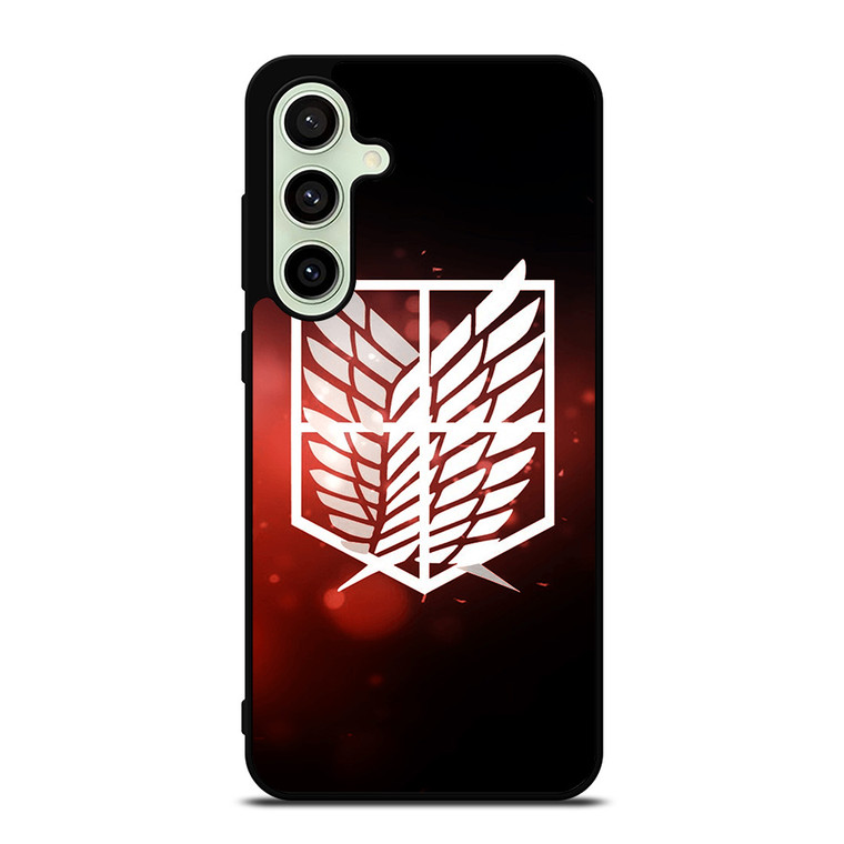 ATTACK ON TITAN LOGO RED Samsung Galaxy S24 FE Case Cover