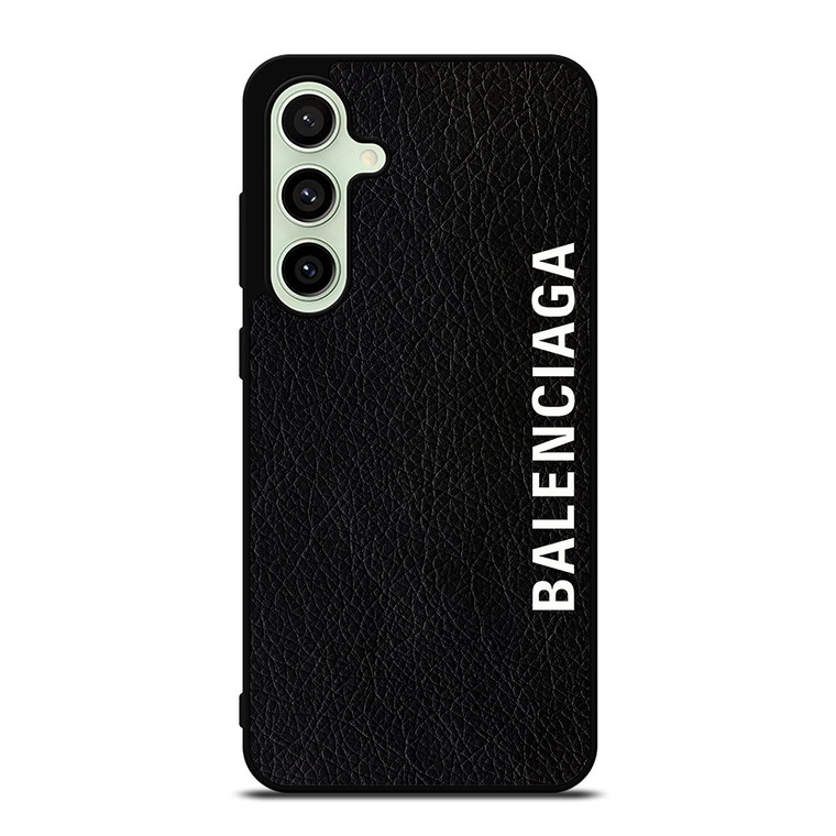 BALENCIAGA LEATHER BLACK Samsung Galaxy S24 FE Case Cover
