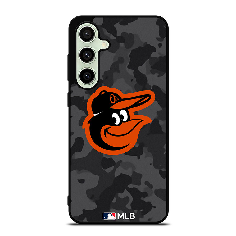 BALTIMORE ORIOLES BASEBALL BLACK CAMO Samsung Galaxy S24 FE Case Cover