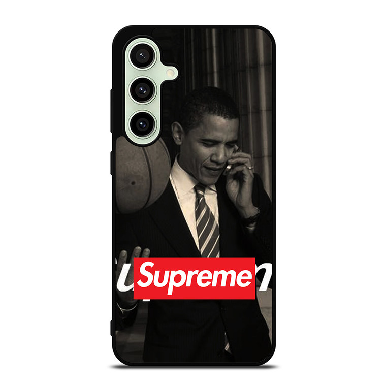 BARRACK OBAMA BASKETBALL SUPREME Samsung Galaxy S24 FE Case Cover