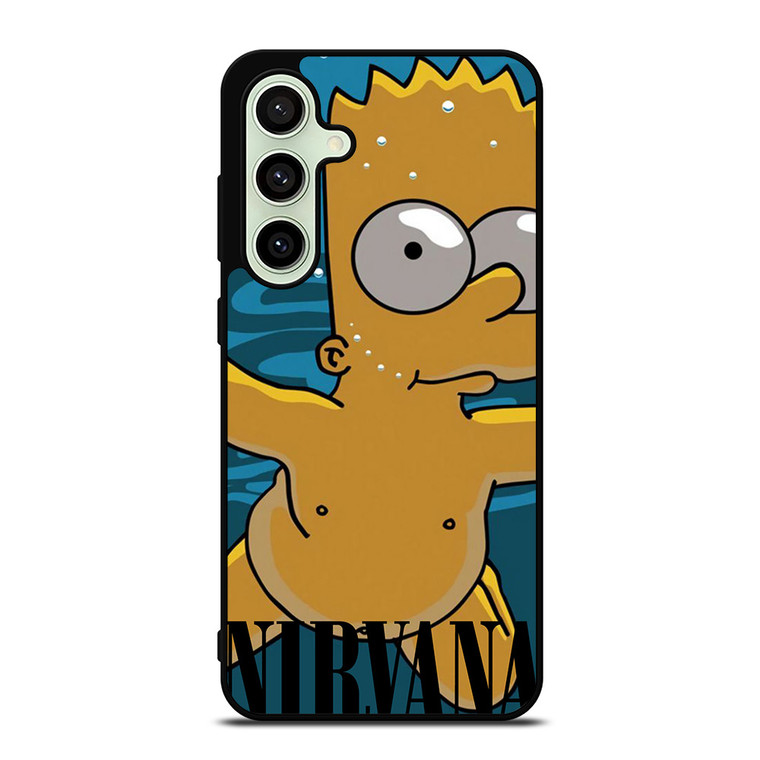 BART SIMPSONS NEVERMIND NIRVANA Samsung Galaxy S24 FE Case Cover
