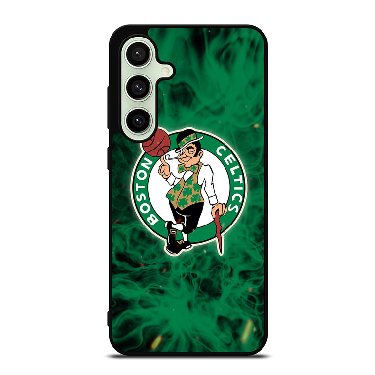 BOSTON CELTICS BASKETBALL NBA FIRE Samsung Galaxy S24 FE Case Cover BOSTON CELTICS BASKETBALL NBA FIRE Samsung Galaxy S24 FE Case Cover