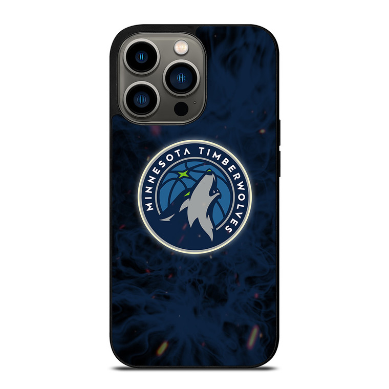 MINNESOTA TIMBERWOLVES BASKETBALL NBA FIRE iPhone 13 Pro Case Cover MINNESOTA TIMBERWOLVES BASKETBALL NBA FIRE iPhone 13 Pro Case Cover