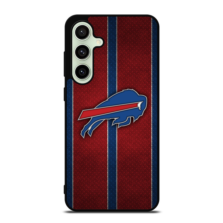 BUFFALO BILLS NFL METAL STRIPE Samsung Galaxy S24 FE Case Cover