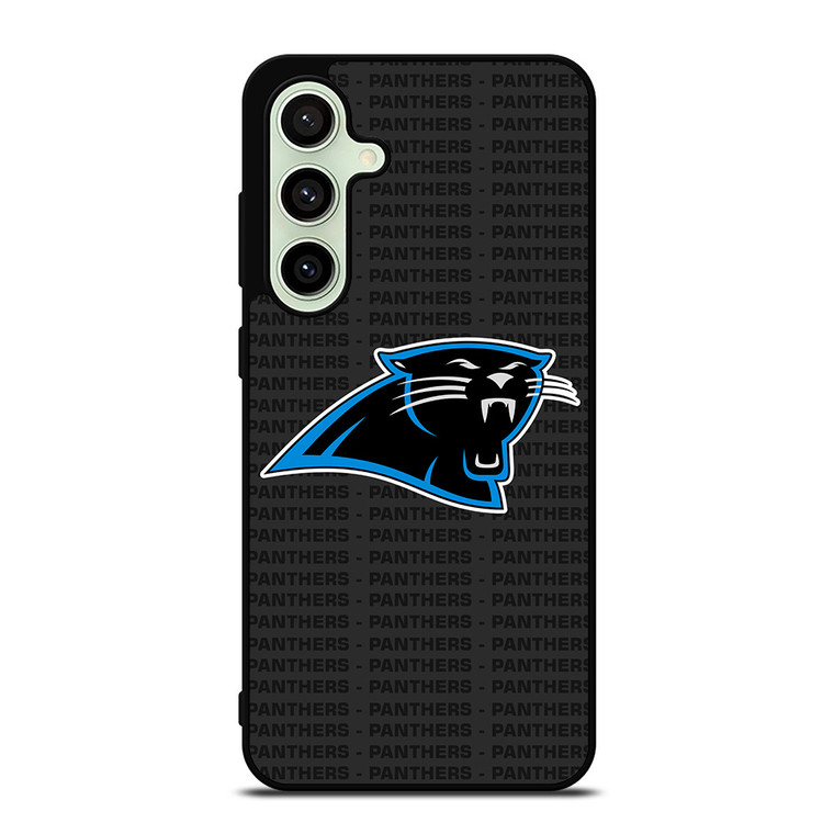 CAROLINA PANTHERS FOOTBALL TEXT Samsung Galaxy S24 FE Case Cover