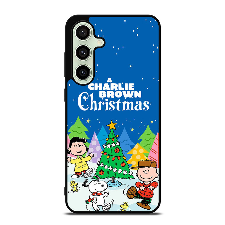 CHARLIE BROWN SNOOPY CHRISTMAS CARTOON Samsung Galaxy S24 FE Case Cover