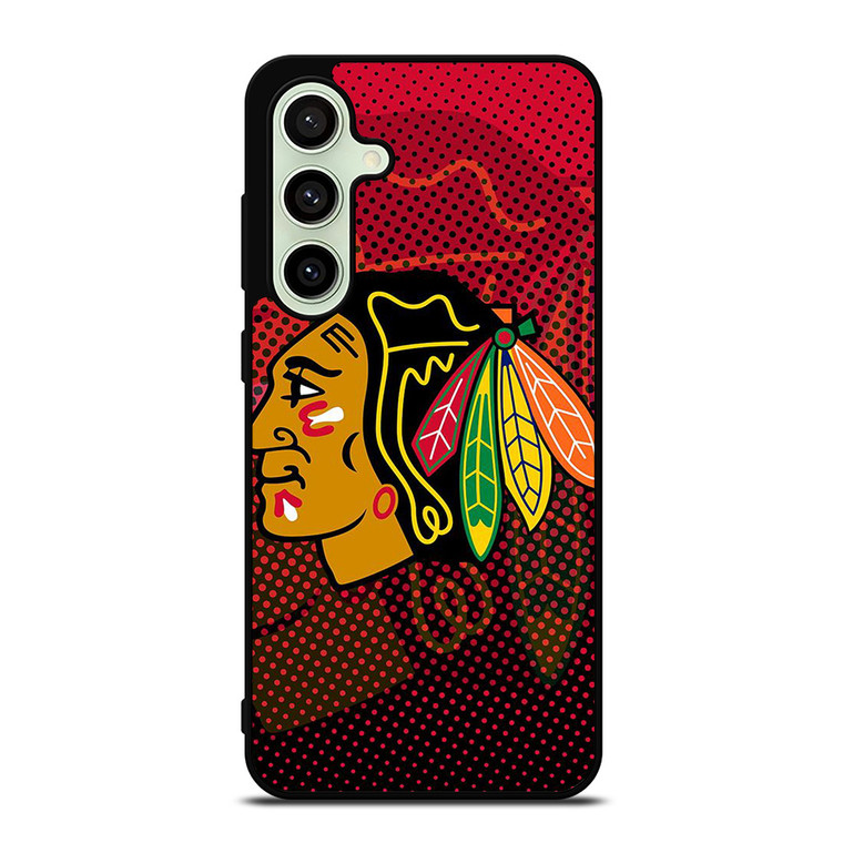 CHICAGO BLACKHAWKS HOCKEY TEAM LOGO EMBLEM Samsung Galaxy S24 FE Case Cover