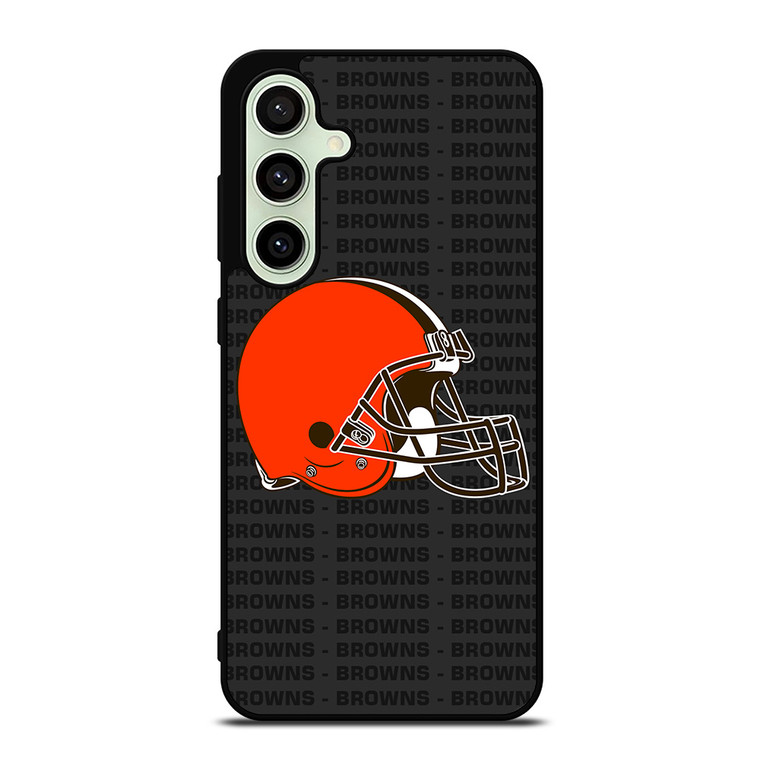 CLEVELAND BROWNS FOOTBALL TEXT Samsung Galaxy S24 FE Case Cover