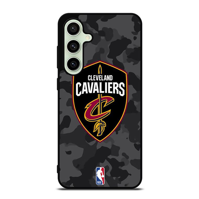 CLEVELAND CAVALIERS BLACK CAMO Samsung Galaxy S24 FE Case Cover