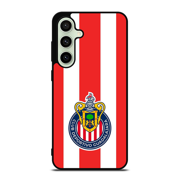 CLUB DEPORTIVO CHIVAS DE GUADALAJARA FOOTBALL LOGO Samsung Galaxy S24 FE Case Cover