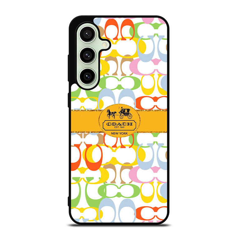 COACH NEW YORK LOGO LUXURY FASHION Samsung Galaxy S24 FE Case Cover